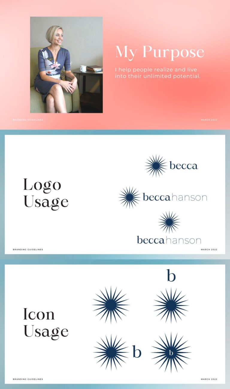 Becca Hanson Brand Guide 1